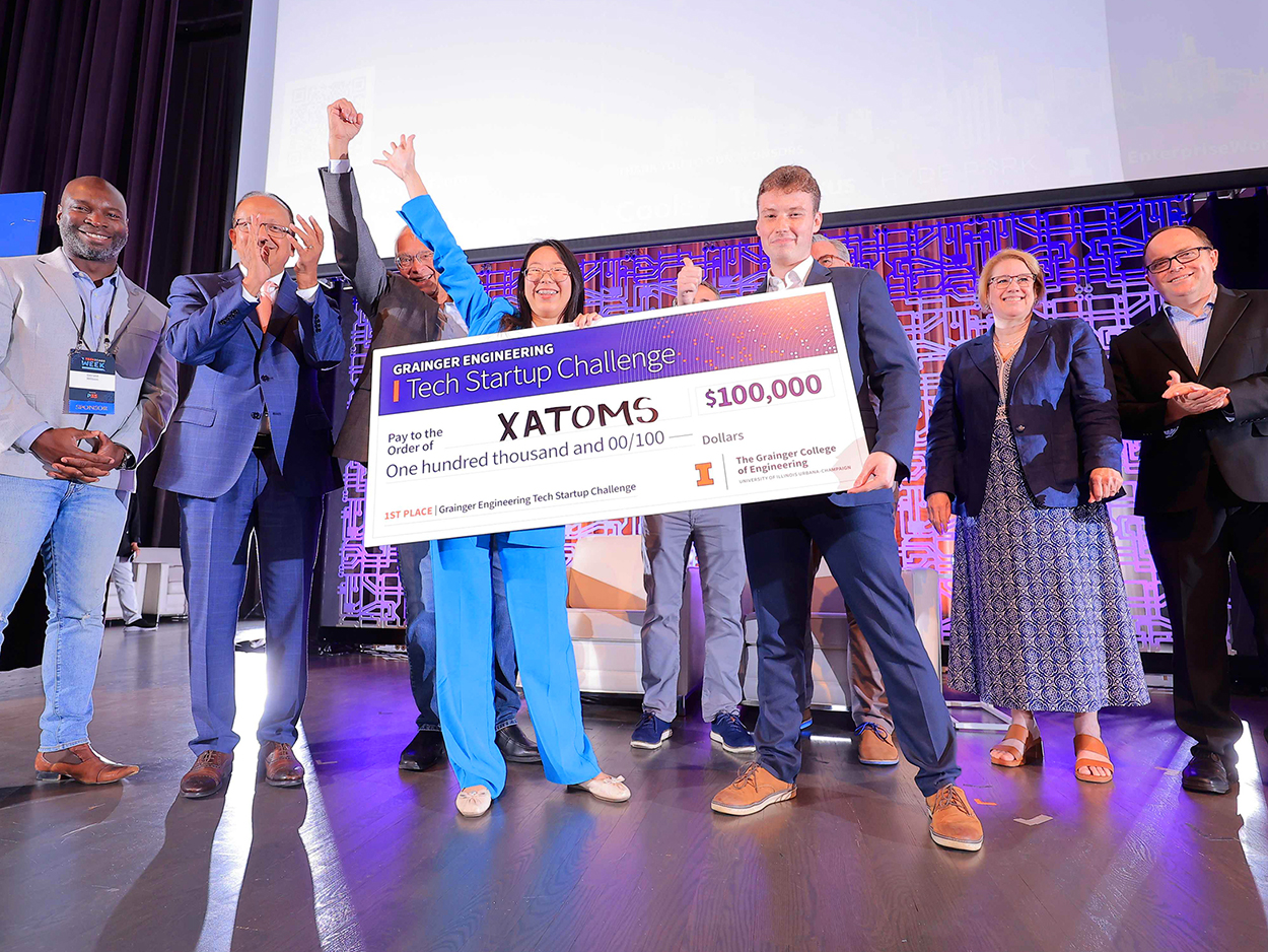 Xatoms team with $100k check and GETSC leadership