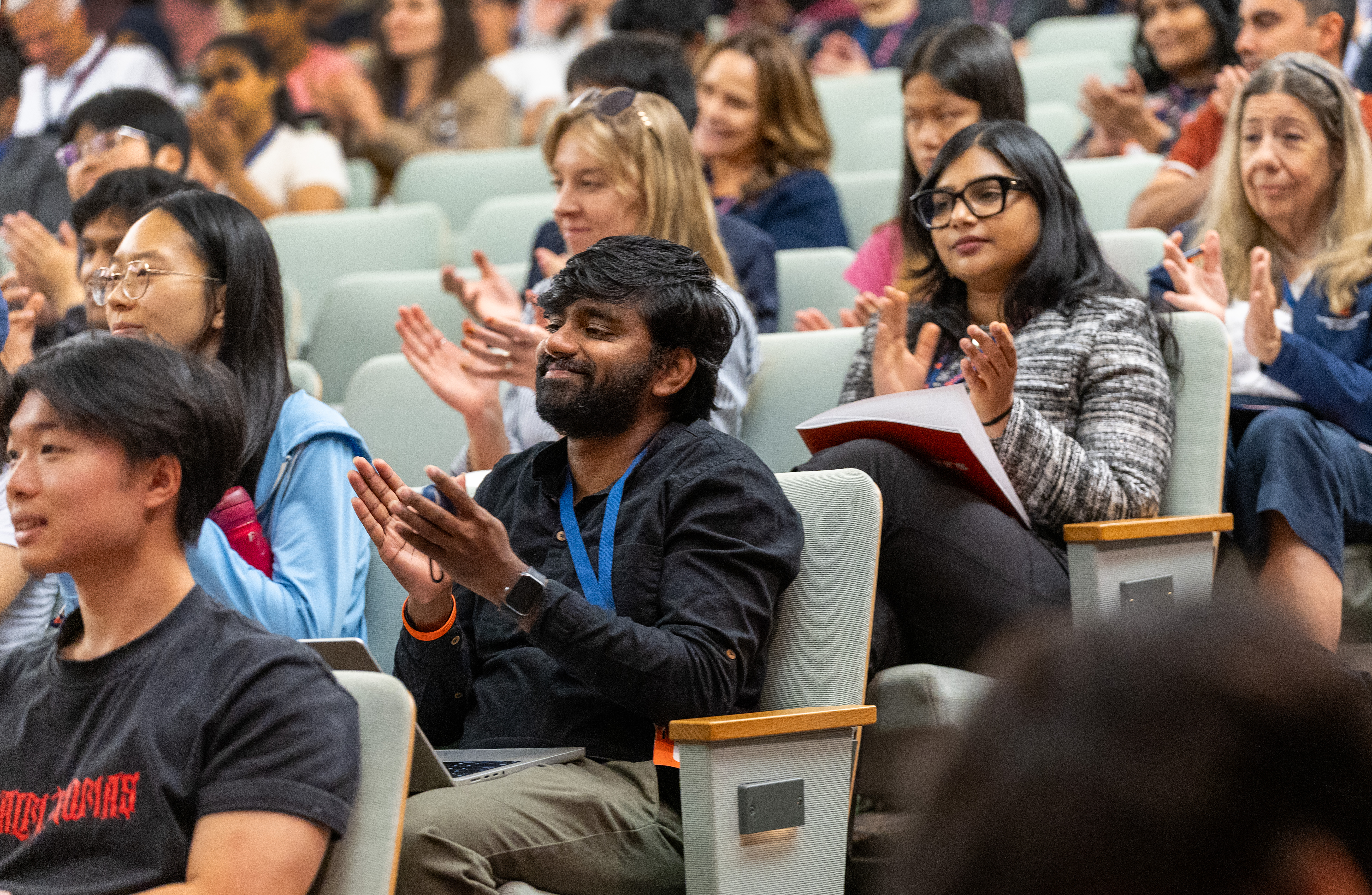The panel audience